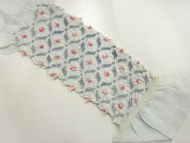 正絹　絞り　帯揚げ